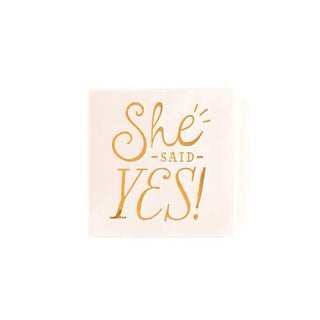 Bride to Be" Yes" 5" Cocktail Napkins by My Mind’s Eye